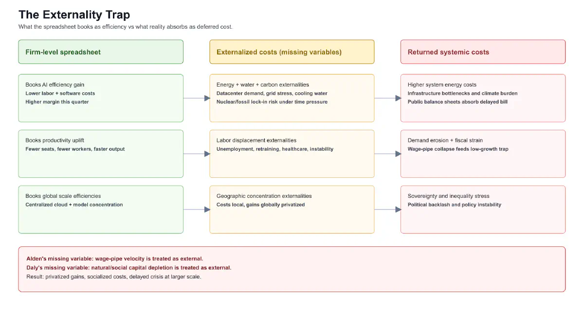 Cover Image AI’s Efficiency Trap: When Productivity Destroys Demand
