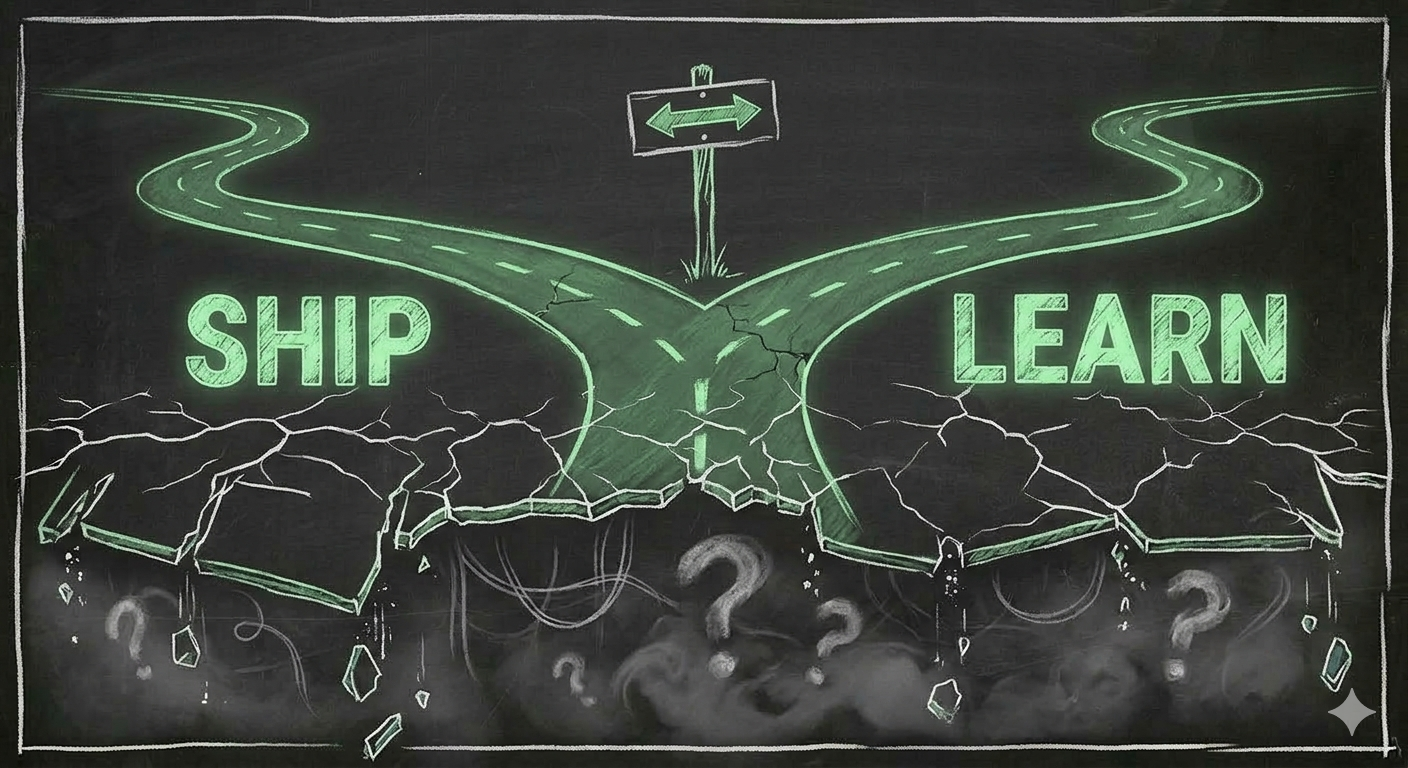 Every AI interaction is a fork: do or learn