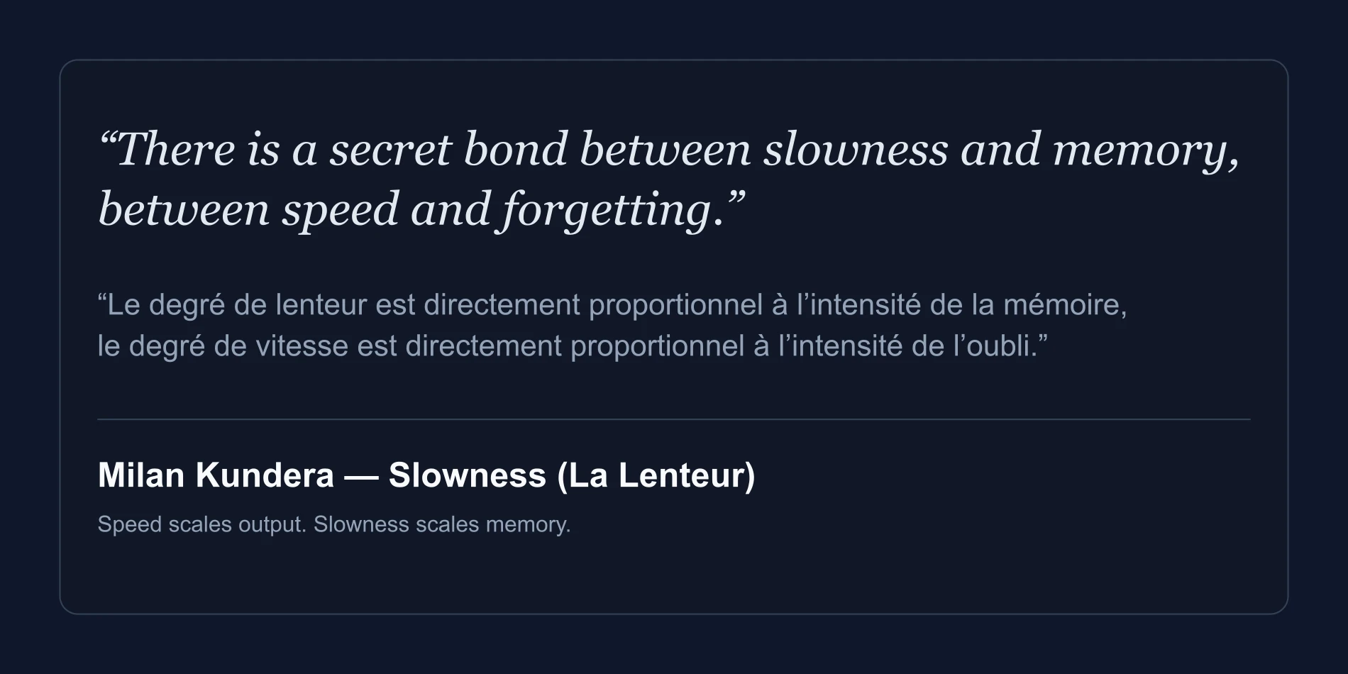 Kundera Was Right About AI